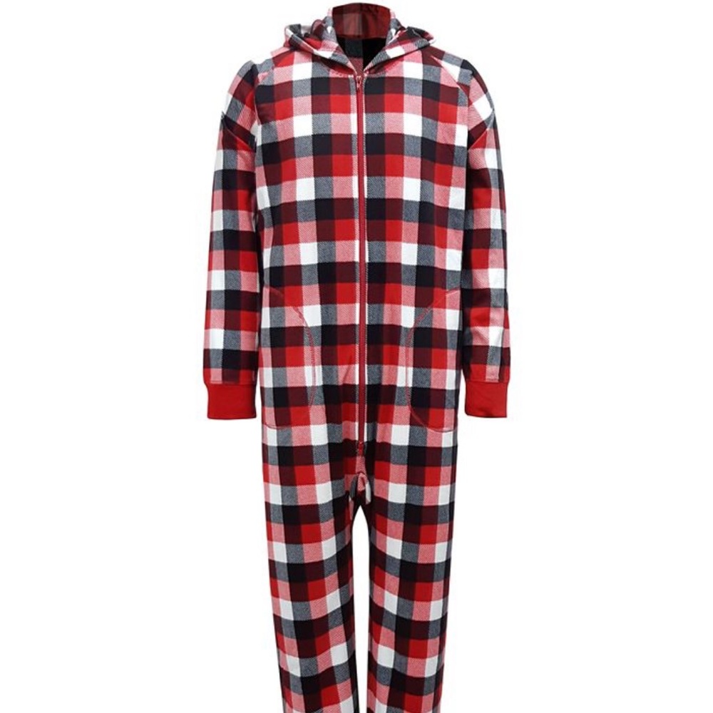 Family Buffalo check onesie women’s like new